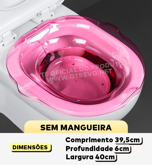 Bacia para Banho de Assento Medicinal - ®Healthseat  LANÇAMENTO 2023