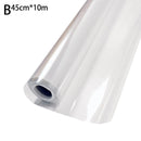 Adesivo de Parede Transparente Impermeável 5M 10M à Prova de Óleo, Água, Sujeira e Mofo