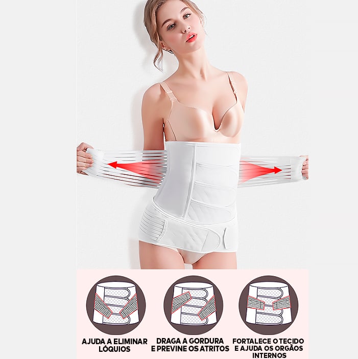 CINTA PÓS PARTO ERGONÔMICA E MODELADORA - ®MommyCare