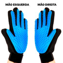 Luva Massageadora Magnética para Remoção de Pelos de Cães e Gatos ®Pet HandPet