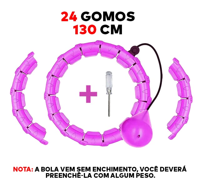 Bambolê Inteligente Fitness – HuluFit® (PERCA 20KG EM DIAS )