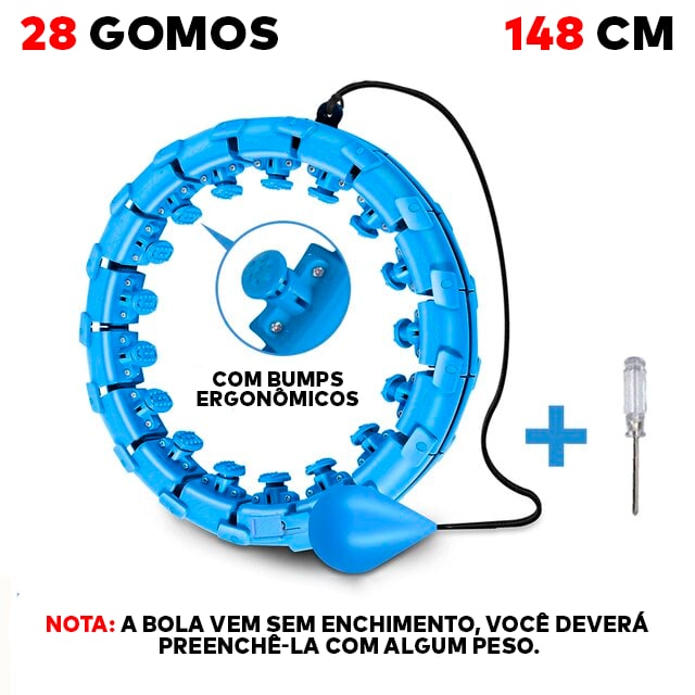 Bambolê Inteligente Fitness – HuluFit® (PERCA 20KG EM DIAS )