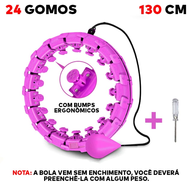 Bambolê Inteligente Fitness – HuluFit® (PERCA 20KG EM DIAS )